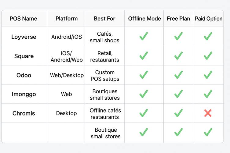 Best Free POS for Offline Desktop Use